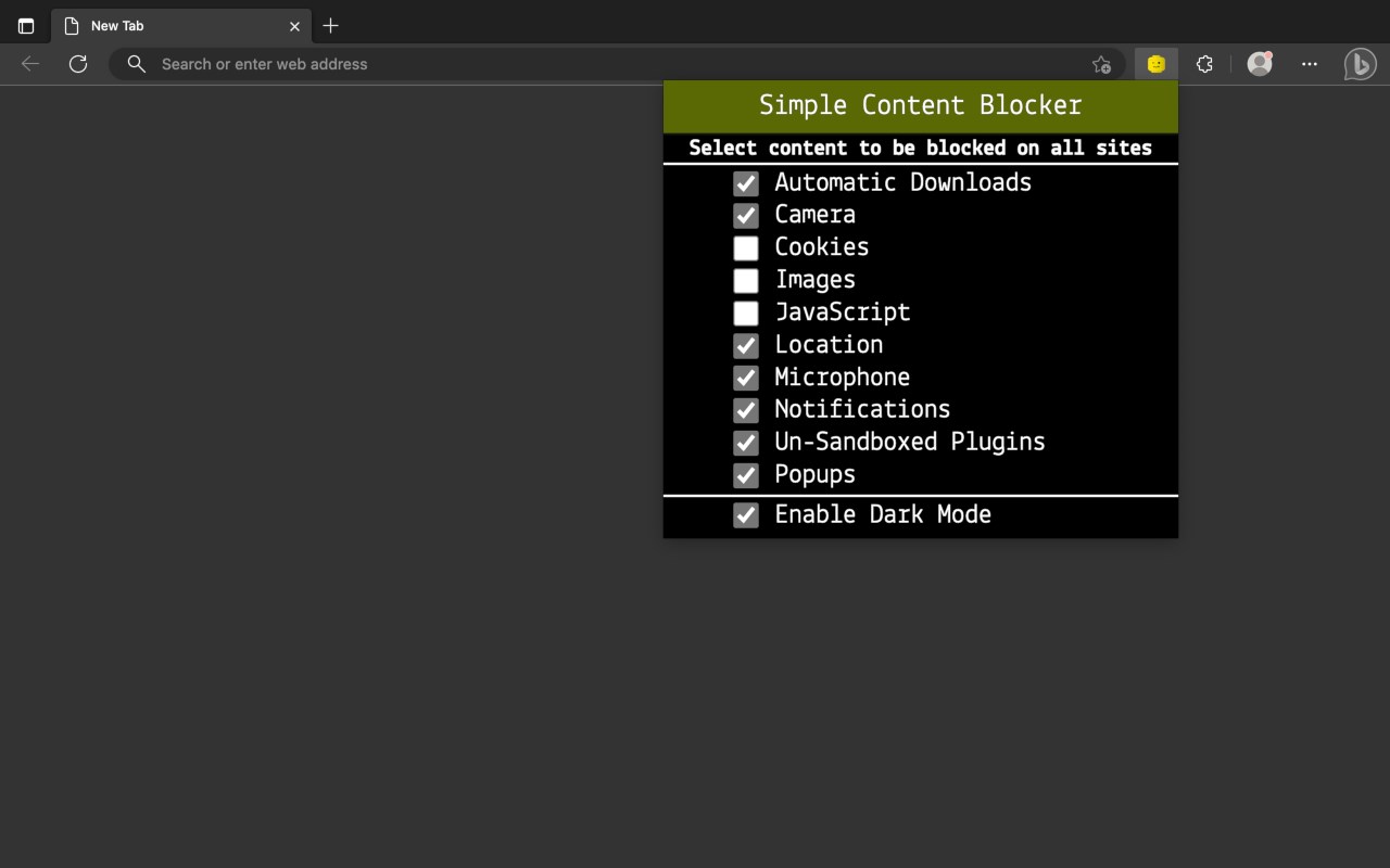 Simple Content Blocker - S.C.B