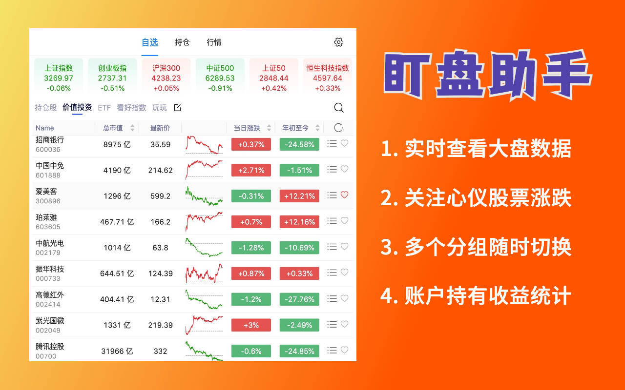 Stock Monitor-Fund Assistant股票基金助手