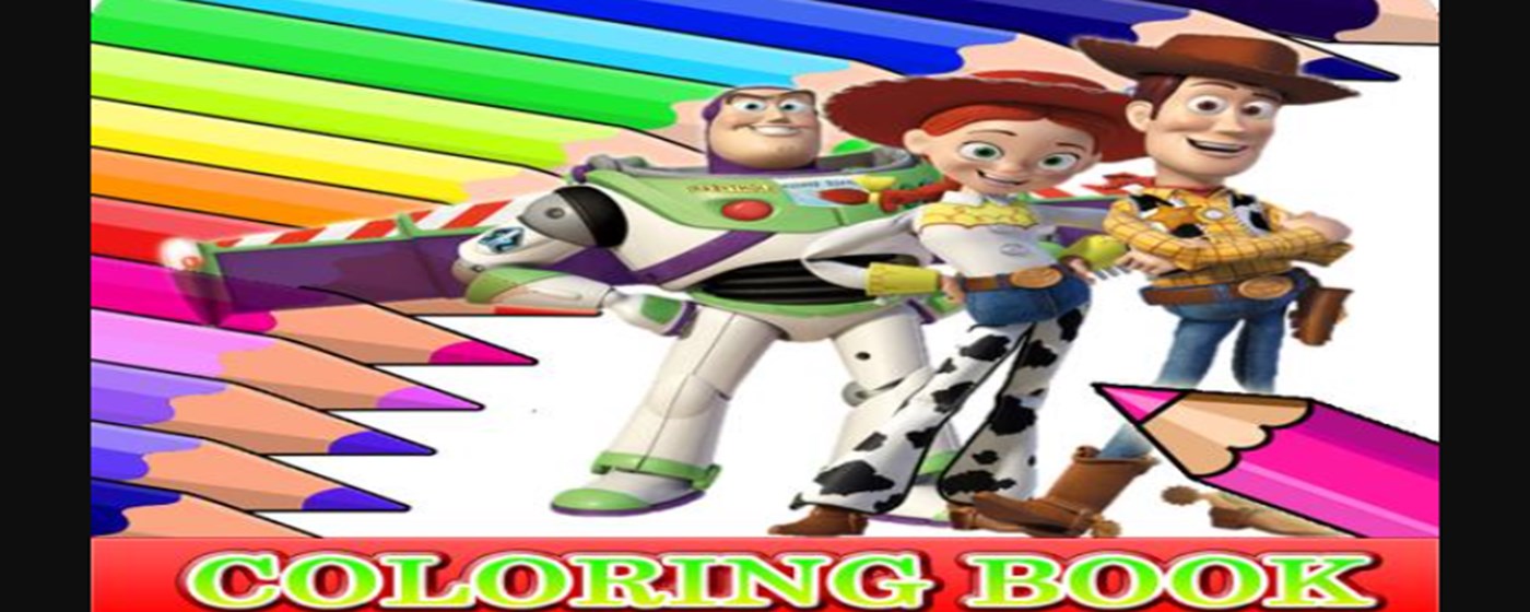 Coloring Book For Toy Story Game marquee promo image