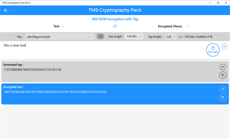 TMS Cryptography Pack Demo Screenshots 2