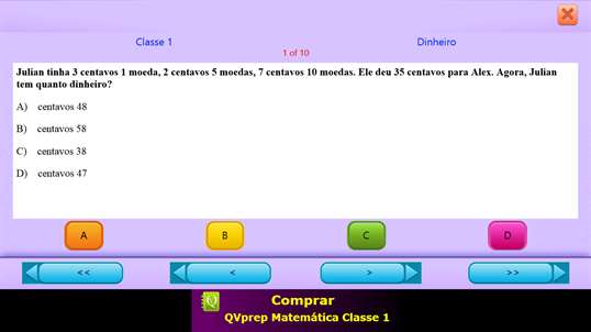 QVprep Lite Matemática Classe 1 screenshot 7
