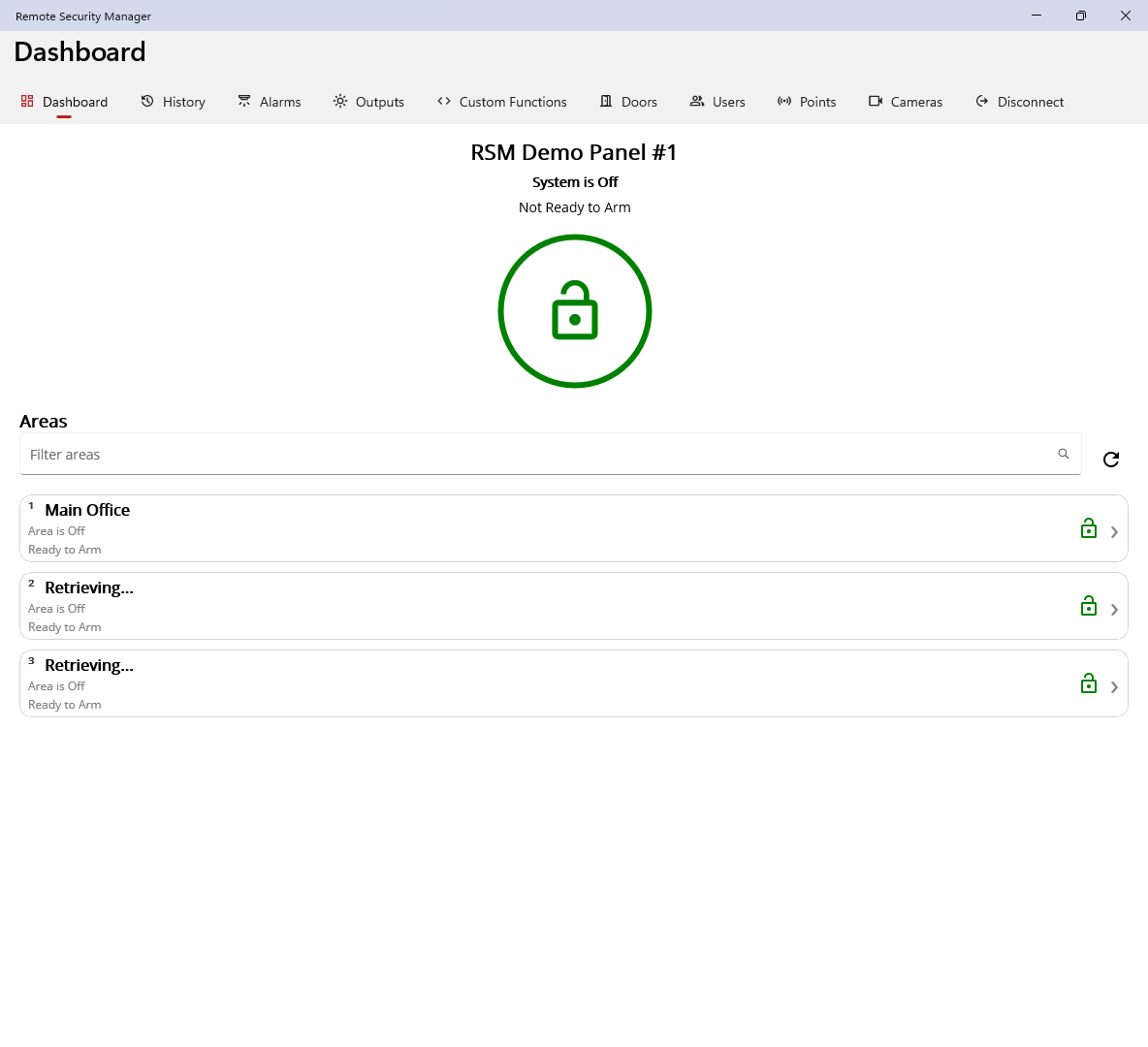 Remote Security Manager - RSM by Radionix screenshot