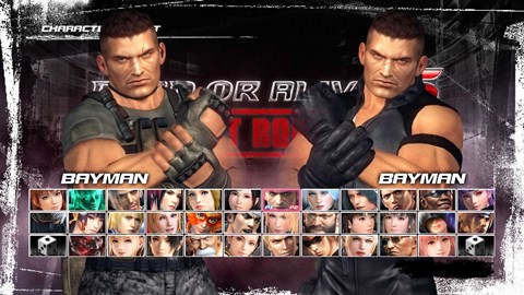 Pesonaje de DEAD OR ALIVE 5 Last Round: Bayman