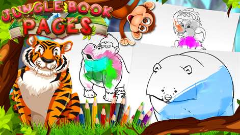 Jungle Book Coloring Pages Adventure Screenshots 1