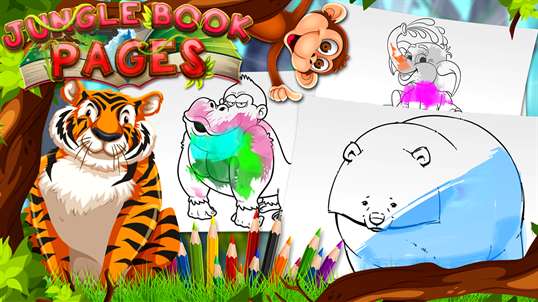 Jungle Book Coloring Pages Adventure screenshot 1