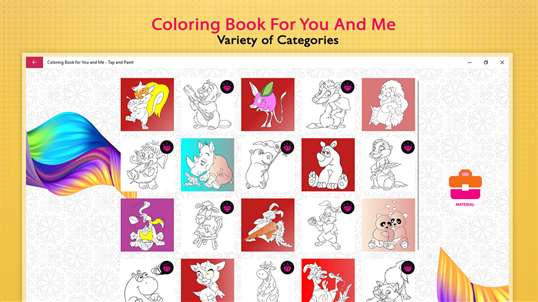 Coloring Book for You and Me - Tap and Paint screenshot 3