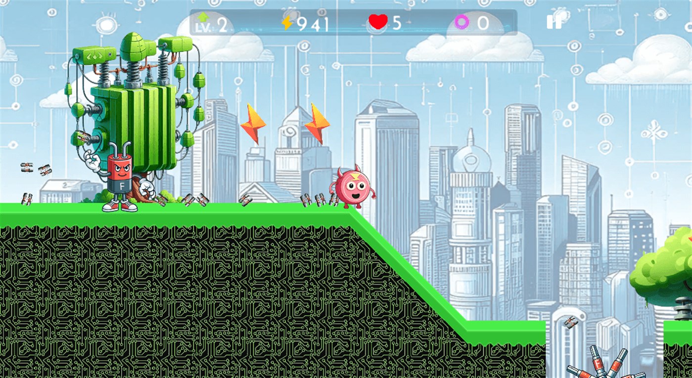 #6. Electron in the transistor-resistor kingdom (Windows) Oleh: Elhan Games