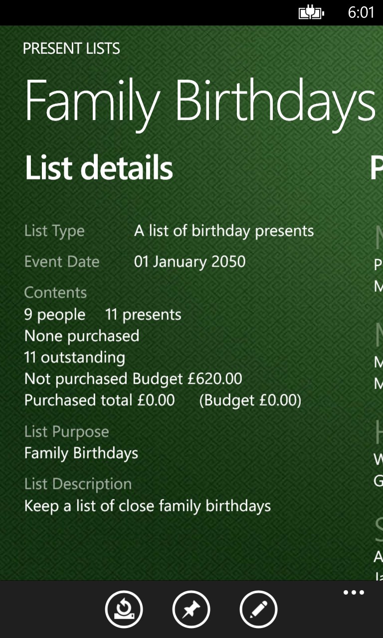 Get Present Lists Microsoft Store