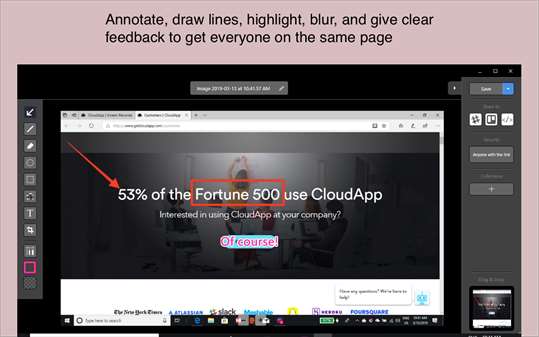 CloudApp - Screen Recorder, GIF Maker, Screenshots screenshot 1