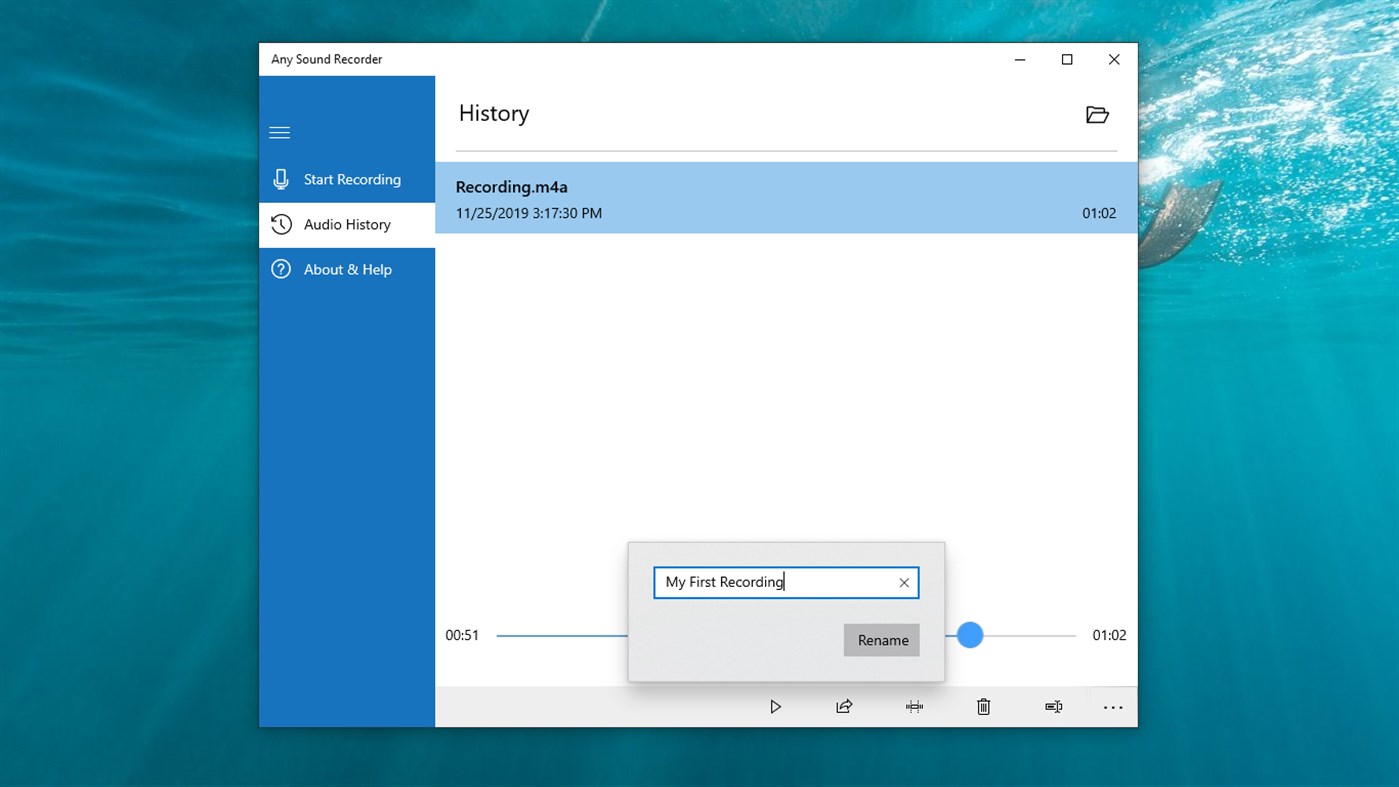 #5. Any Sound Recorder: audio recorder & voice recorder (Windows) De: AnywaySoft, Inc.