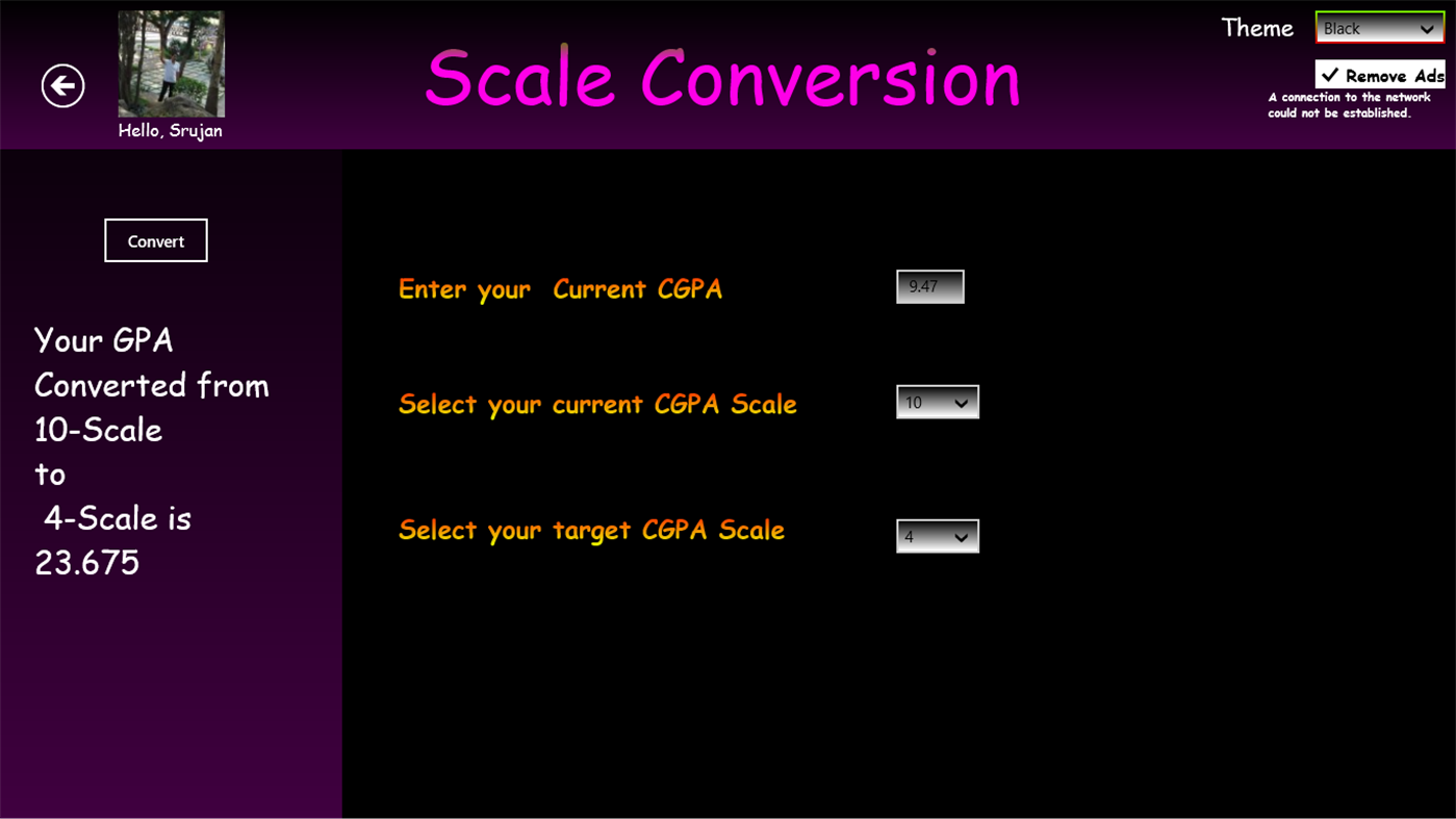 #4. CGPA-Tracker (Windows) От: Srujan Jha