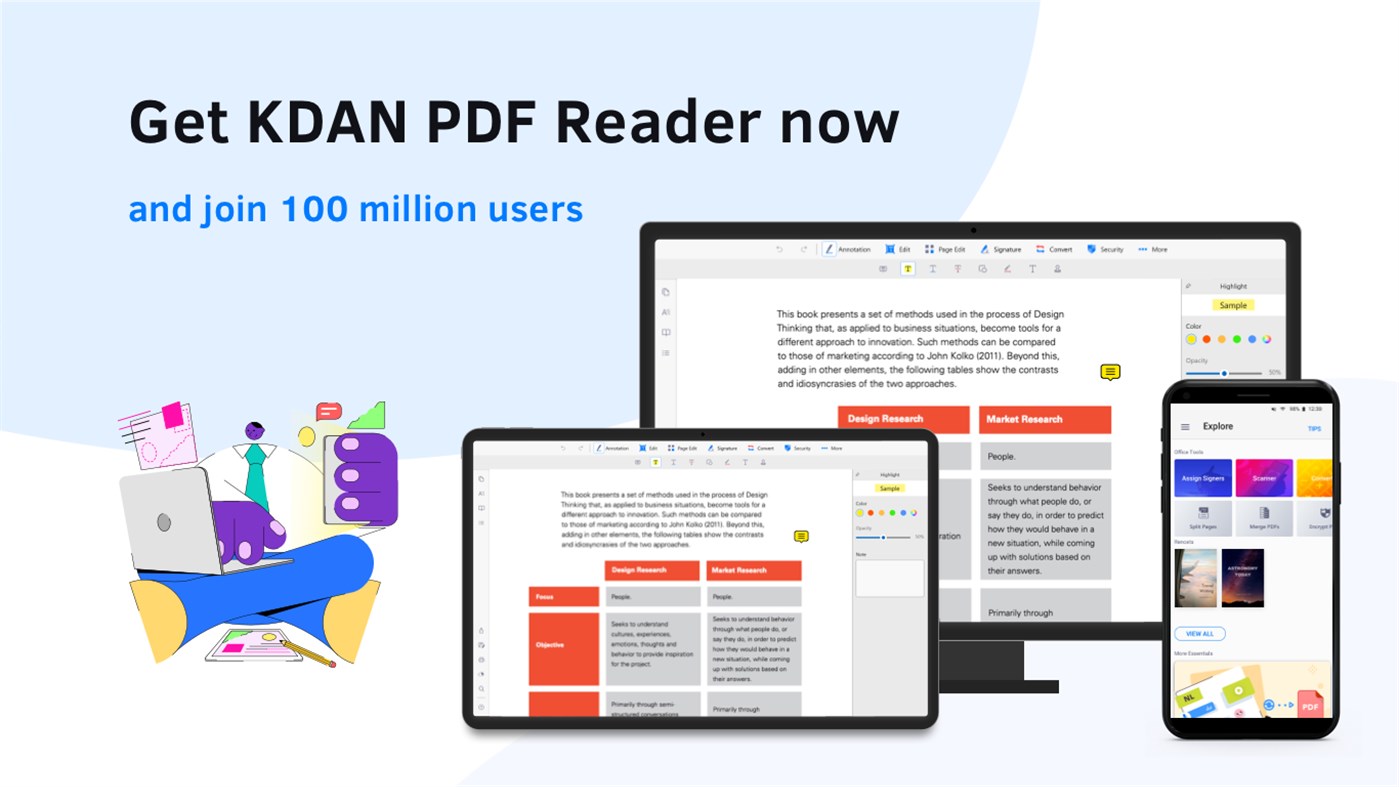 #9. PDF Reader Pro - Expert PDF Editor (Windows) بواسطة: Kdan Mobile Software Ltd.