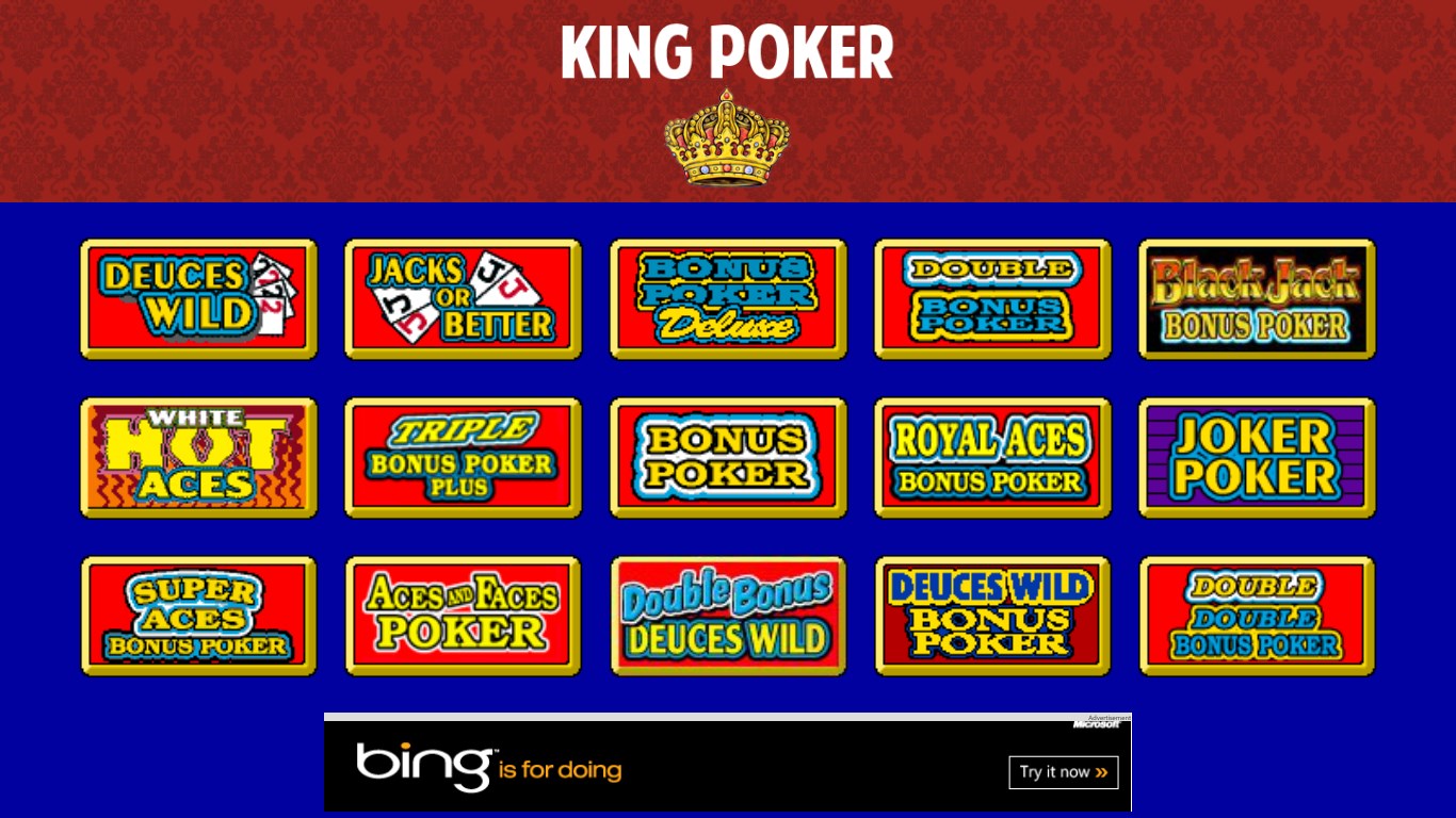 King Poker for Windows 10