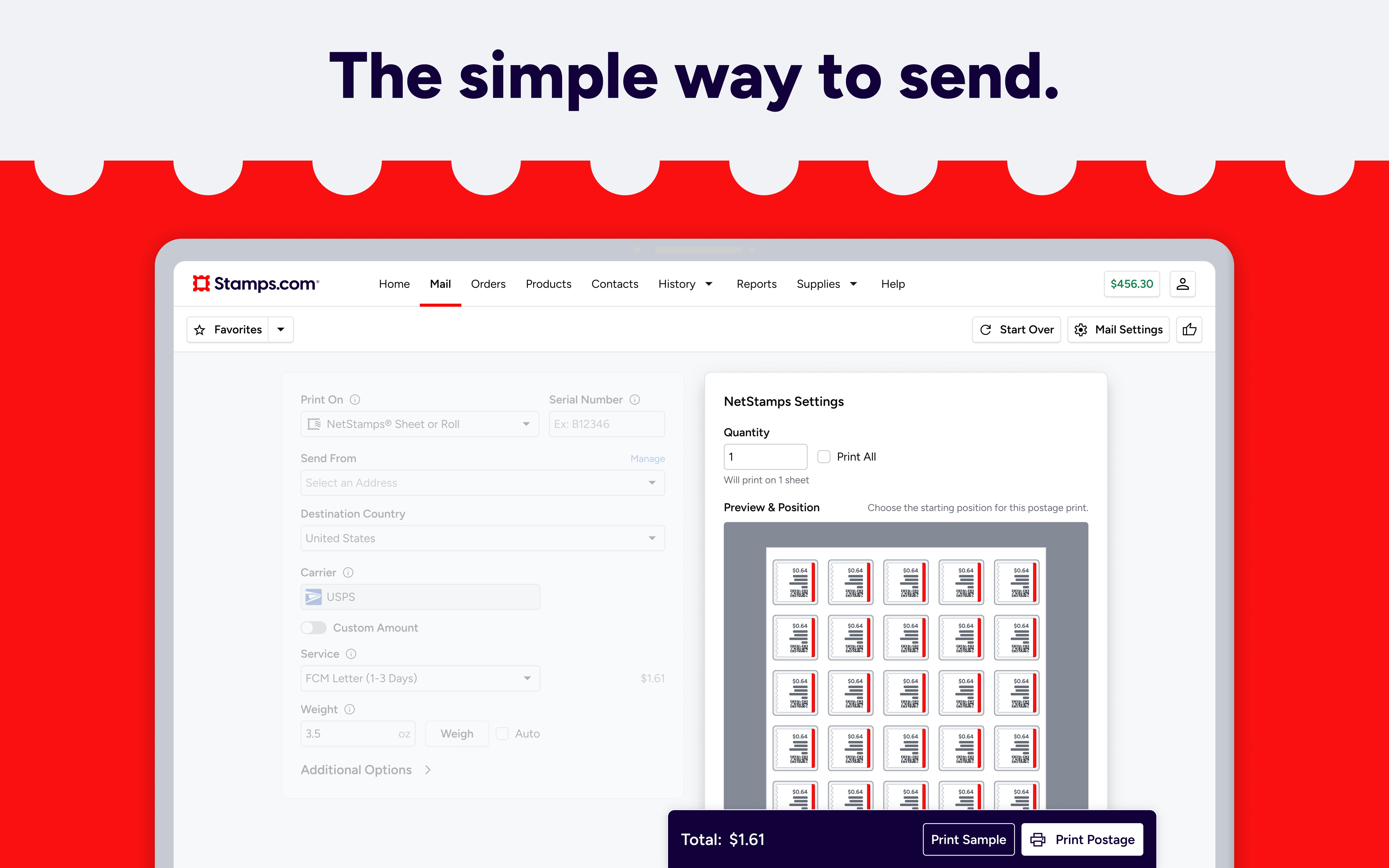 Stamps.com for Desktop screenshot