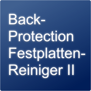 BackProtection Festplattenreiniger II – PC aufräumen