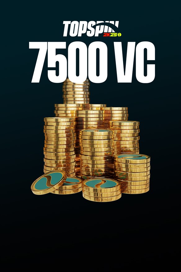 TopSpin 2K25 7,500 Virtual Currency Pack Xbox Series X|S and Xbox One cover art