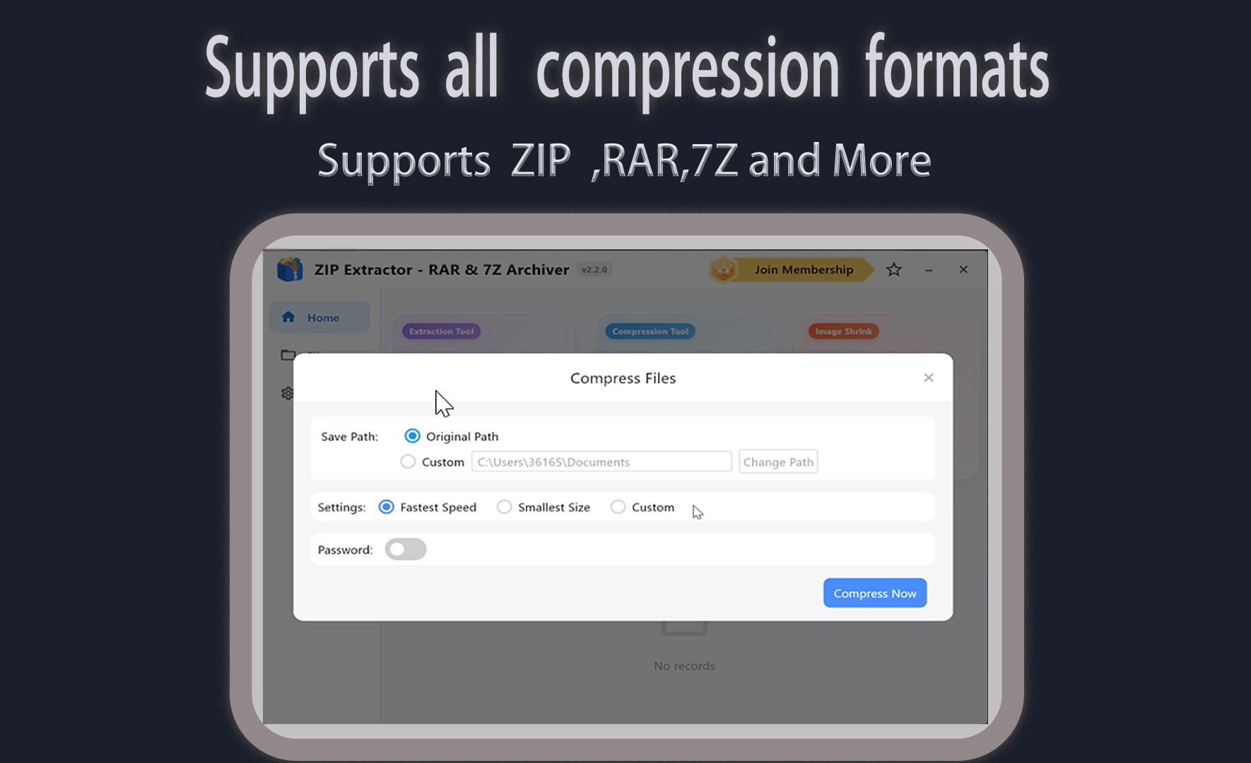 ZIP解凍 - RAR/7Z対応 - Windows に無料でダウンロードして