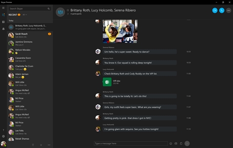 Skype Screenshot