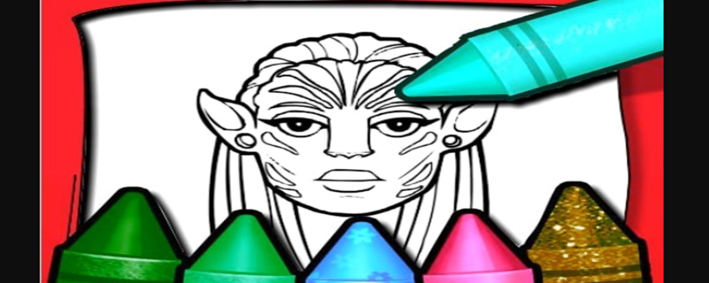 Avatar Coloring Book Game marquee promo image