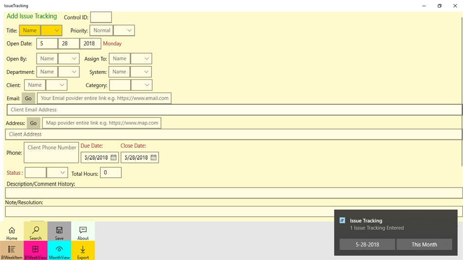 IssueTracking (Windows) 由: jhseu01