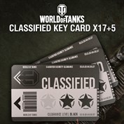 World of Tanks: ¡17 tarjetas llave clasificadas + 5 de bonificación!