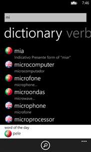 Portuguese English Dictionary+ screenshot 5