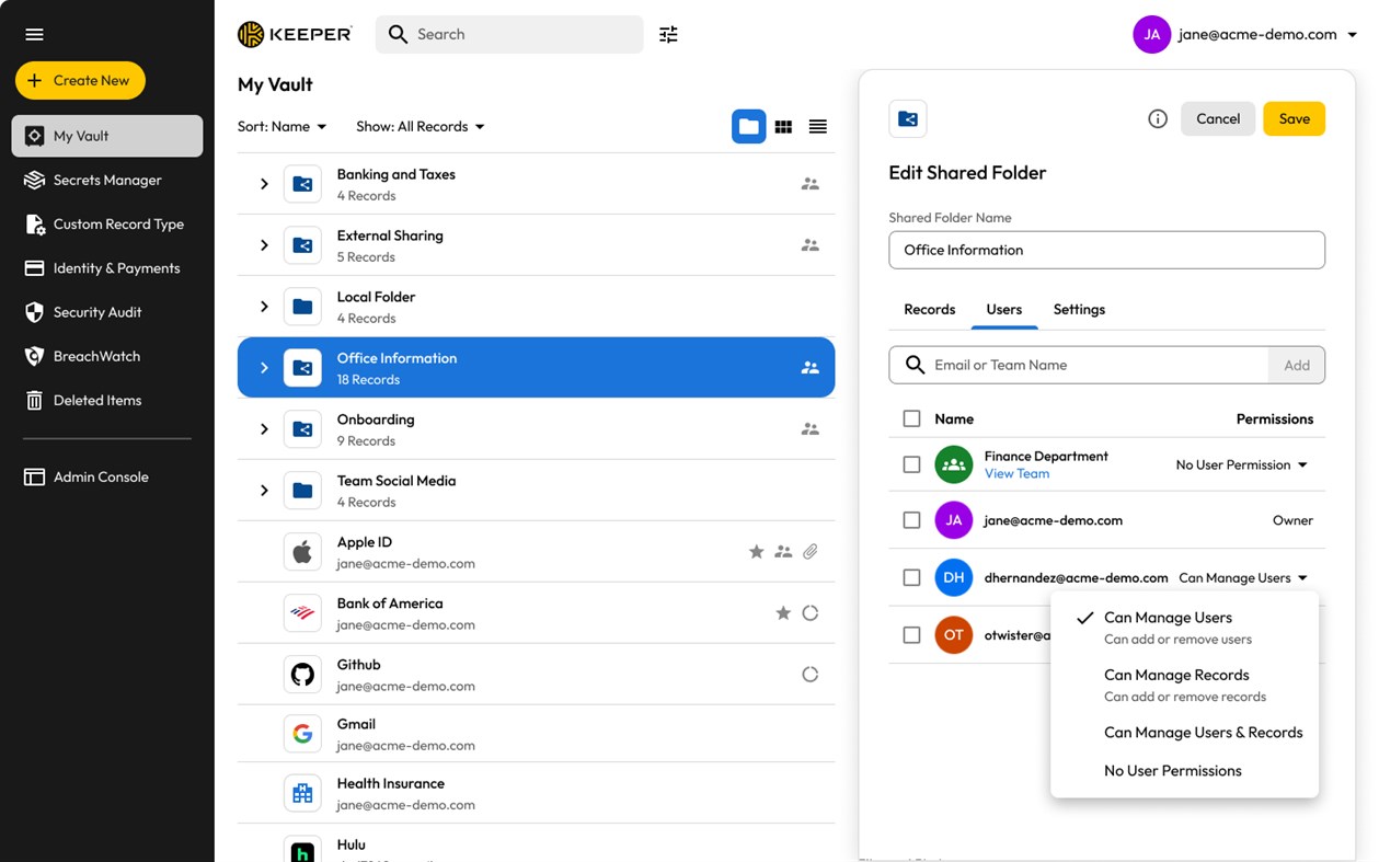 #9. Keeper® Password Manager (Windows) Tekijänä: Keeper Security Inc