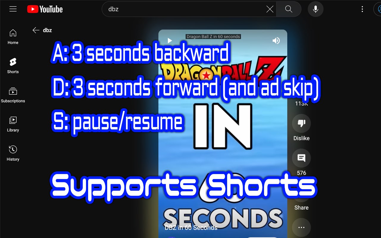 YouTube Keyboard Shortcuts Plus