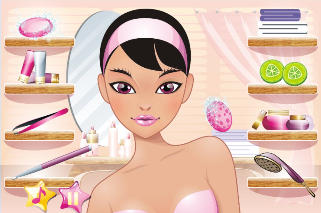 Для девочек онлайн одевалки прически макияж