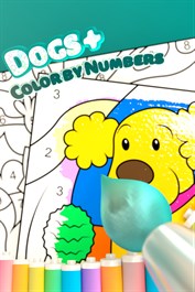 Color by Numbers - Dogs +
