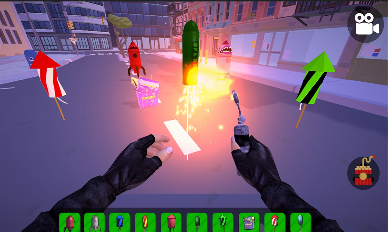 #2. Fireworks Simulator 3D (Windows) Με: A.M Studio