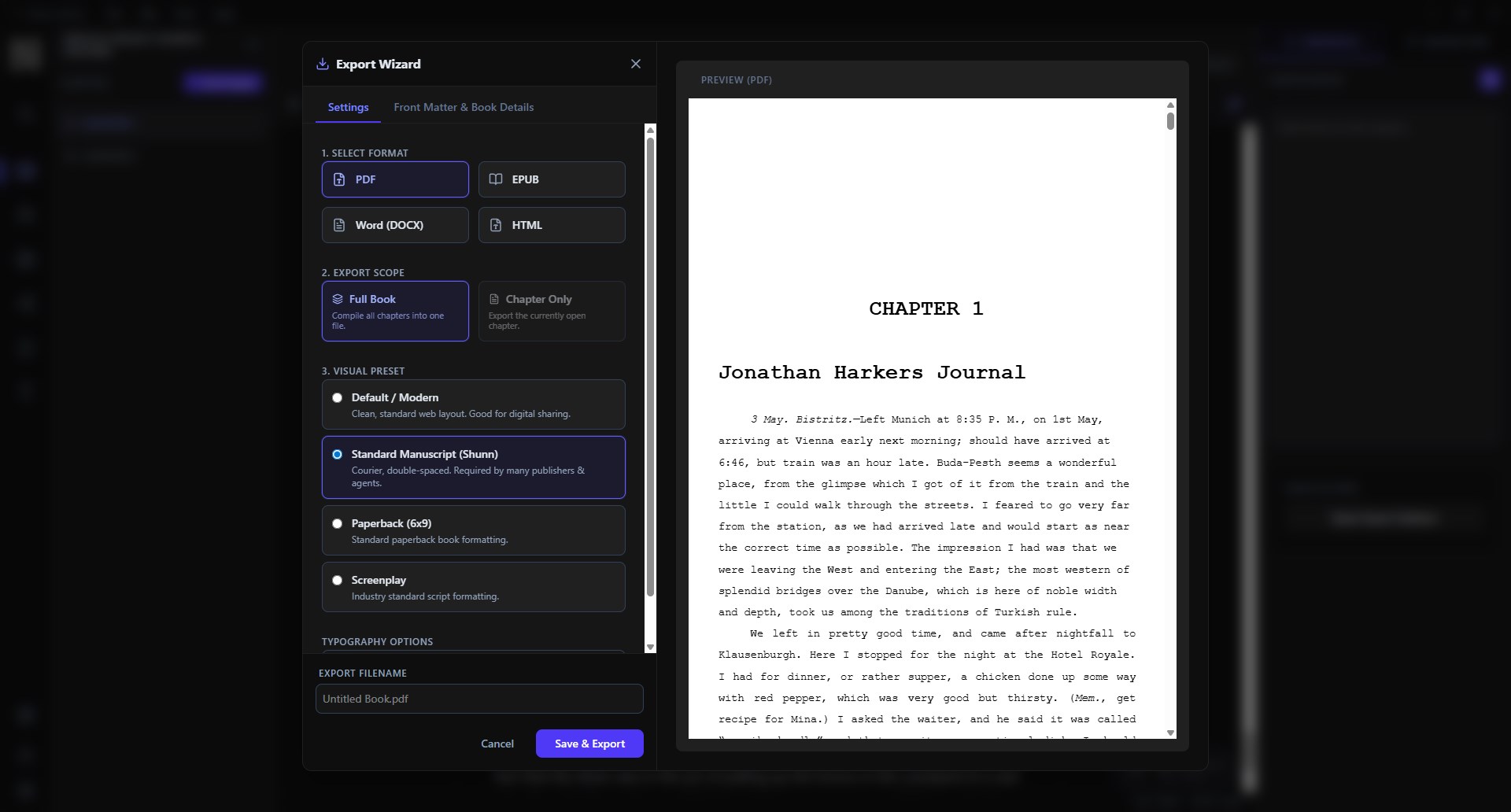 NX-Writer screenshot