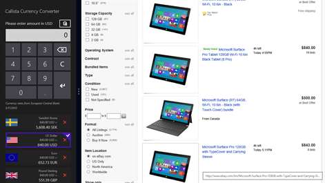 Callista Currency Converter Screenshots 2