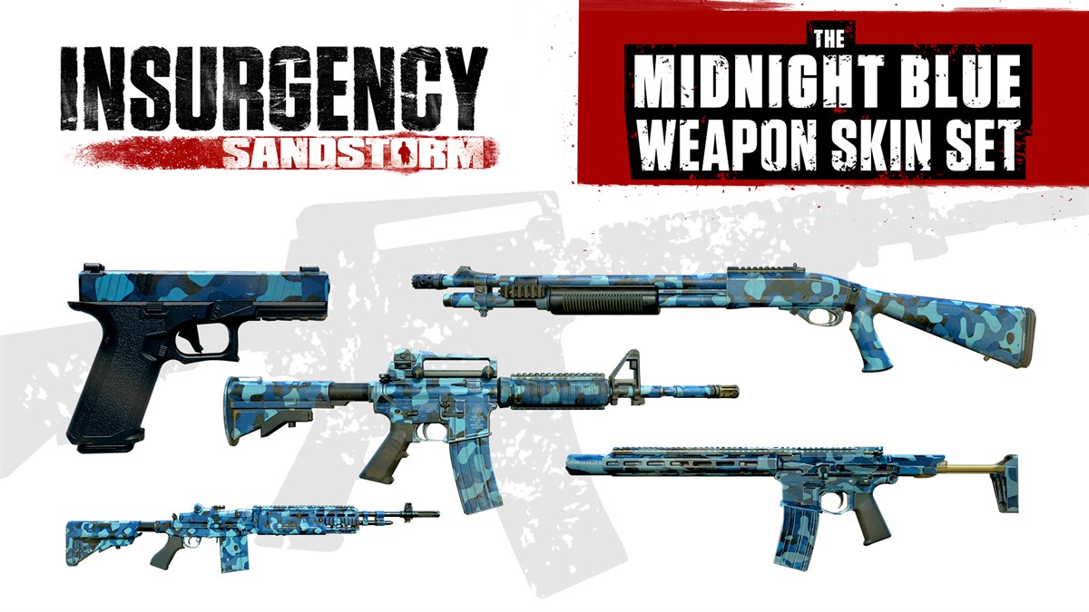 Insurgency: Sandstorm - Midnight Blue Weapon Skin Set