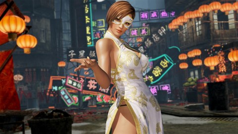 【복각】DOA6 섹시 차이나 드레스 라 마리포사