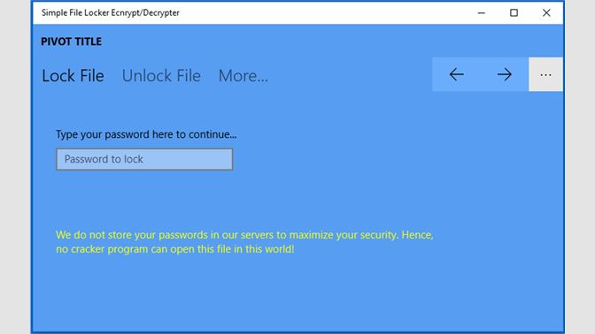 Get Simple File Locker Ecnryptdecrypter Microsoft Store