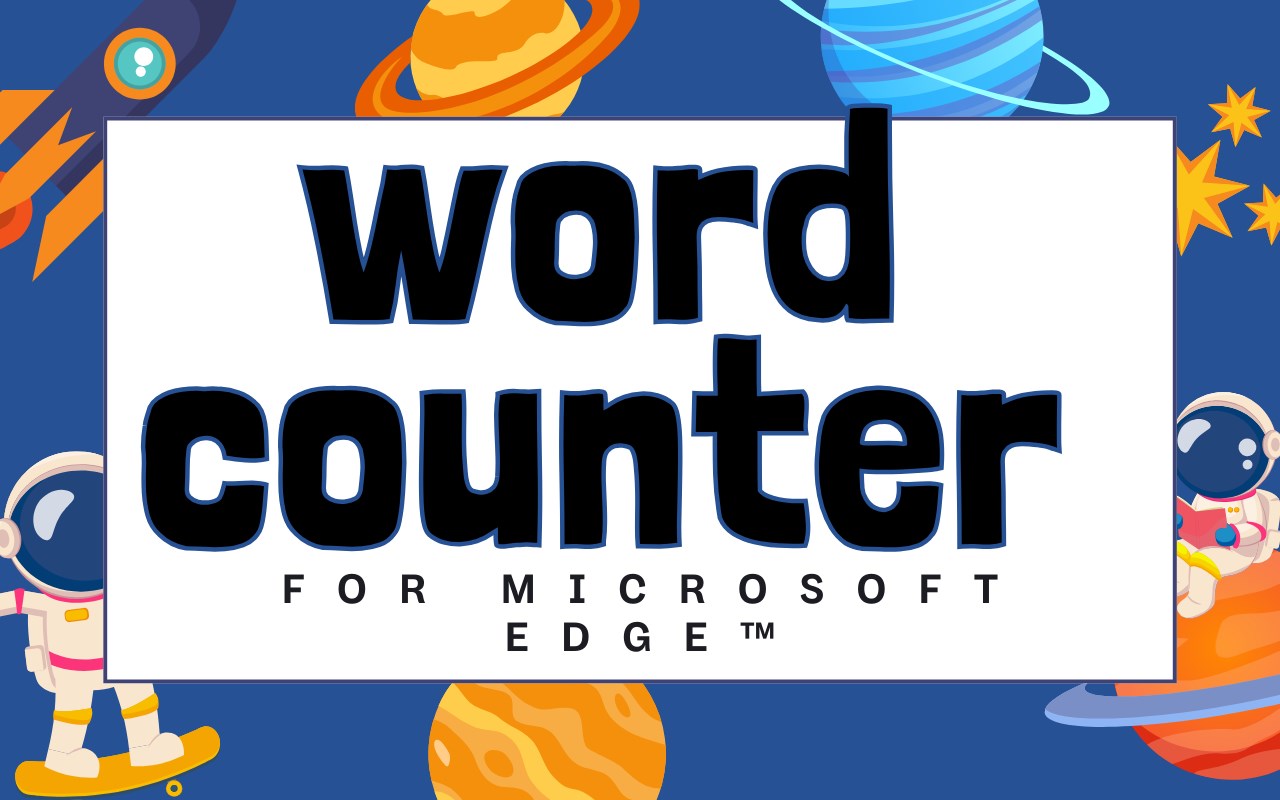 Word Counter For Edge™