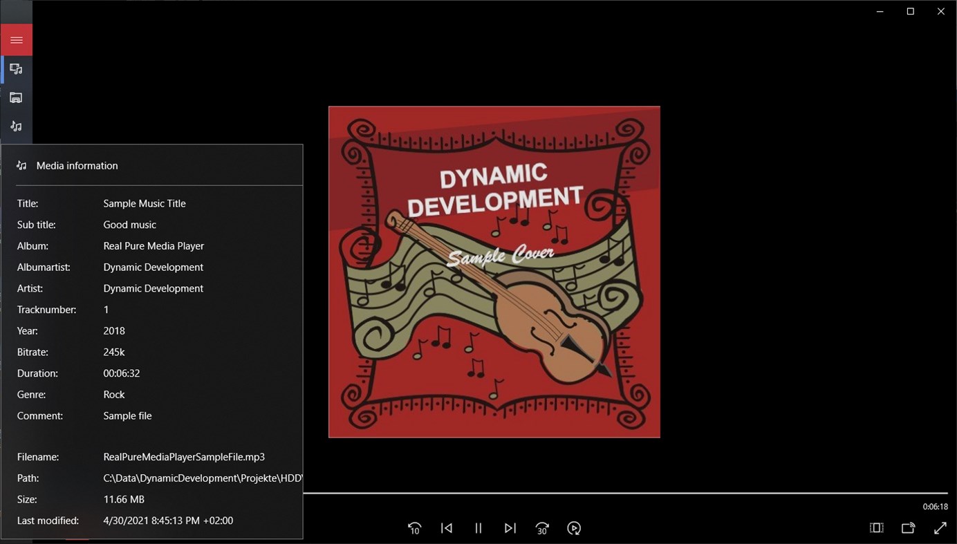 #5. Real Pure MediaPlayer [Dynamic System] (Windows) Door: Andreas Holthaus Dynamic Development
