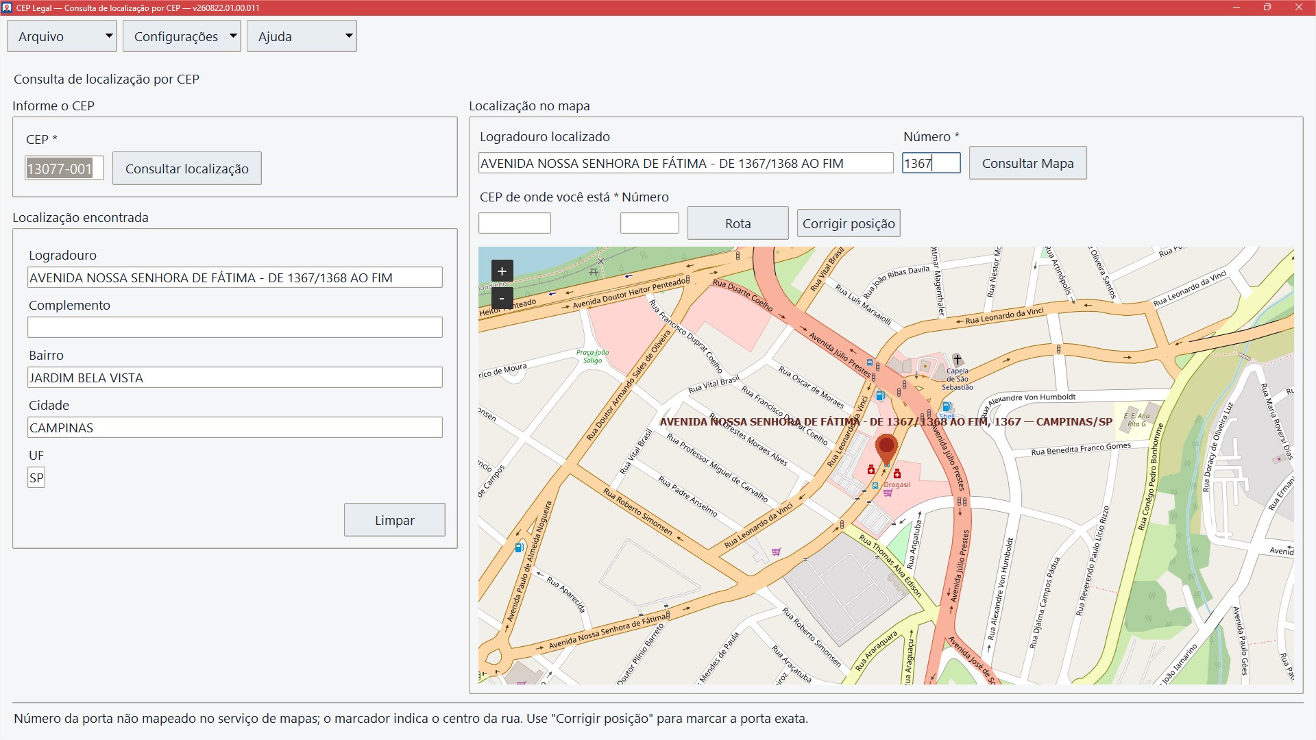 CEP Legal screenshot