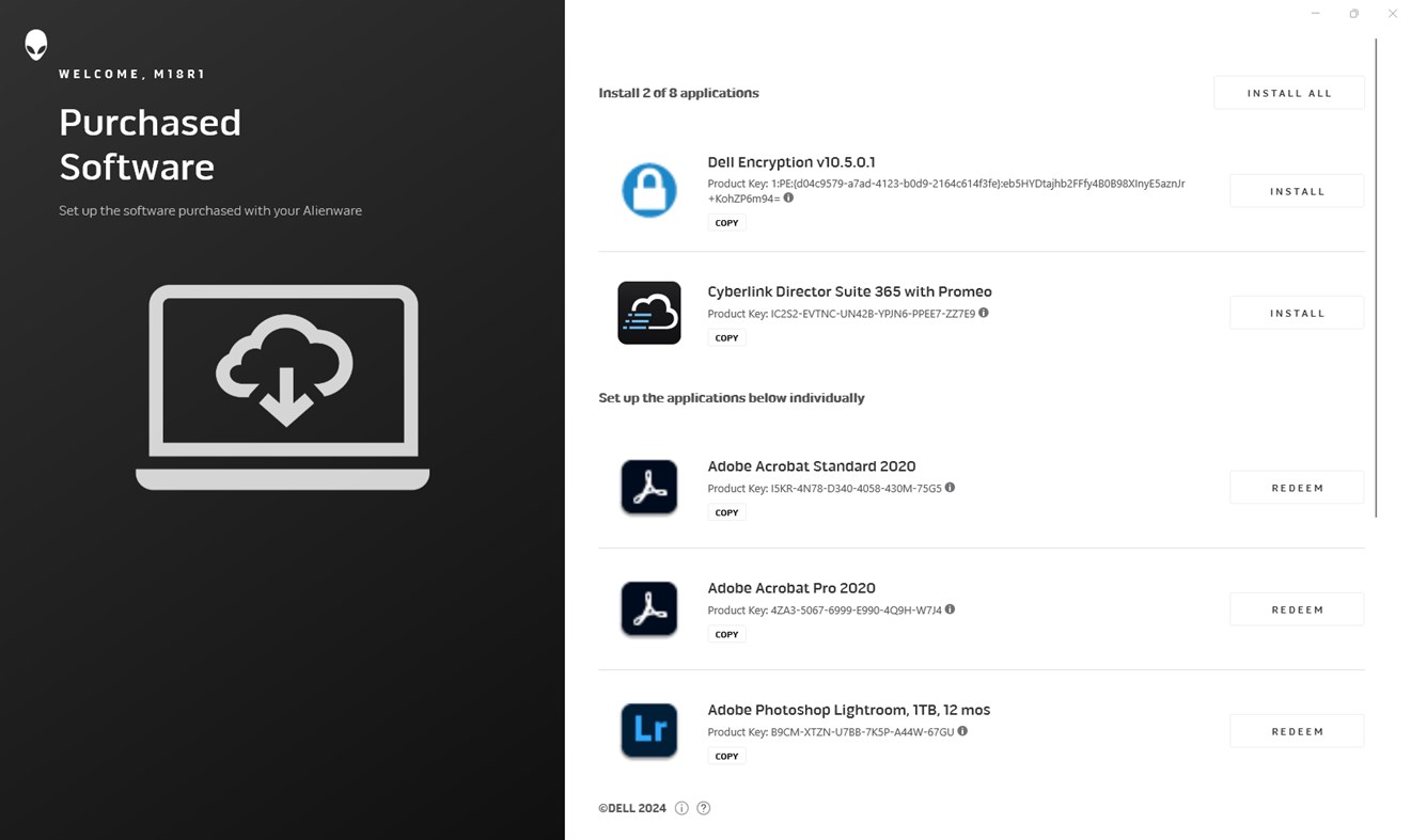 #1. Alienware Digital Delivery (Windows) Által: Dell Inc