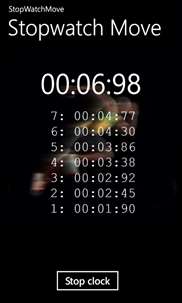 Stopwatch Move screenshot 3