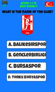 Turkey Football Logo Quiz screenshot 3