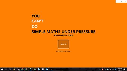 Simple Maths Under Pressure screenshot 1