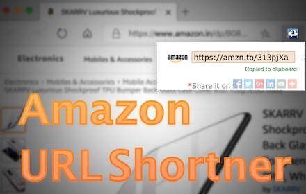 Amazon URL Shortner small promo image