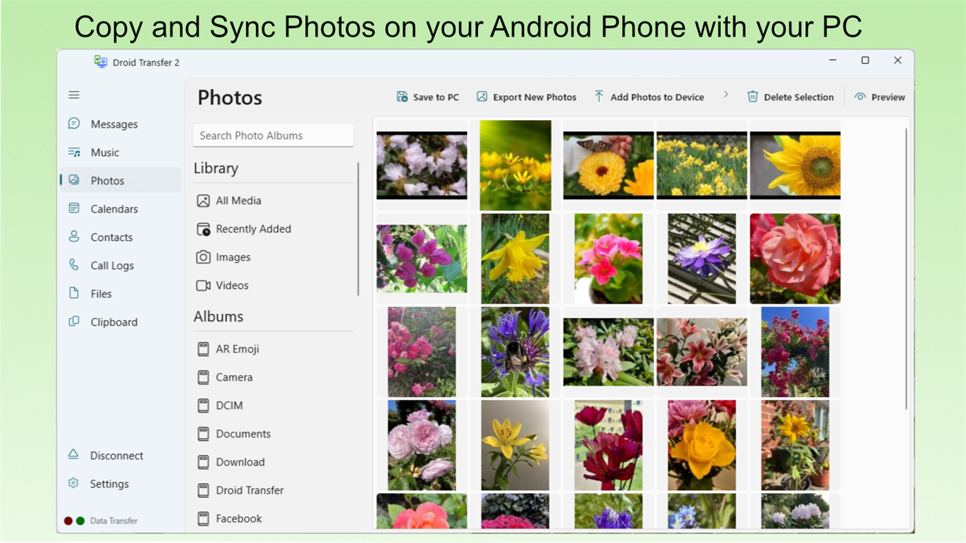 #2. Droid Transfer (Windows) 由: Wide Angle Software Ltd