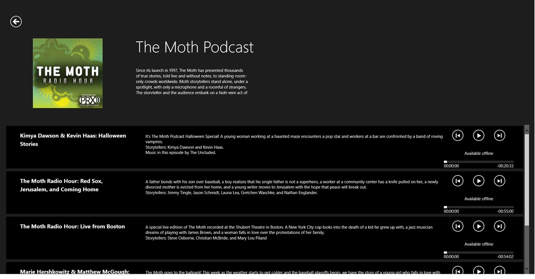 The Moth  Podcast on Spotify