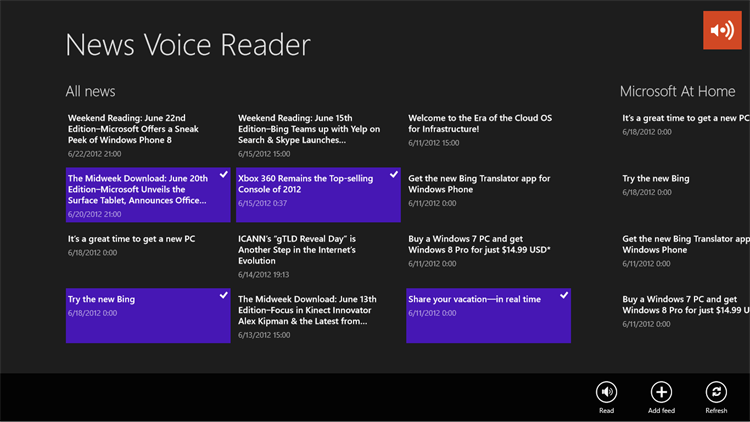 News Voice Reader - PC - (Windows)