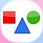 Shapes for Kids (Geometry Flashcards for Kindergarten Schools)