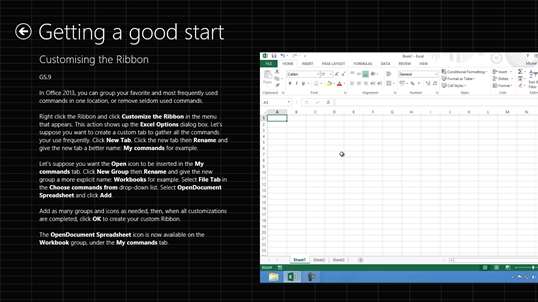 Video Training for Excel ® 2013 screenshot 5