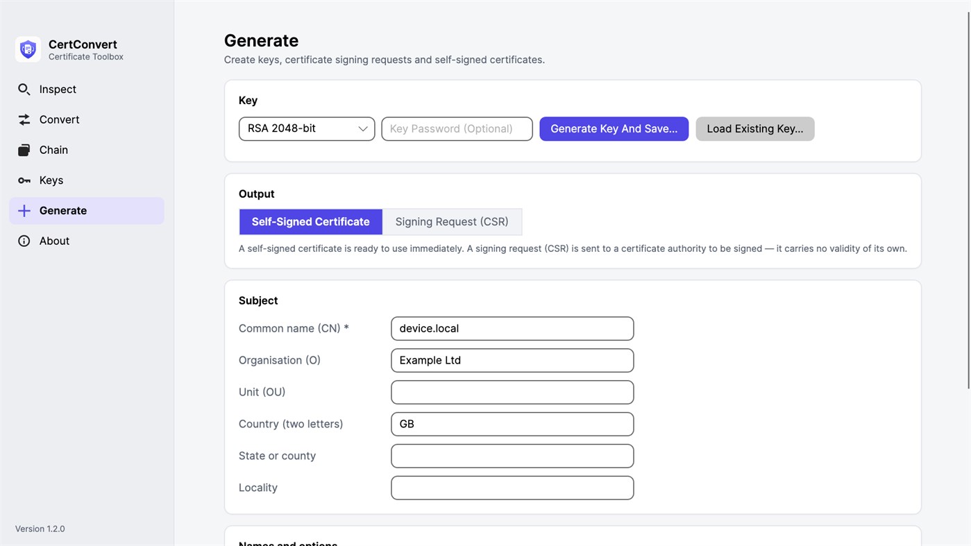 #5. CertConvert (Windows) 作者: Jermaine Walkes